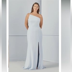 Amsale Sloan Dress in New Ice size 12